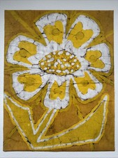 Quadro Batik colorato vintage