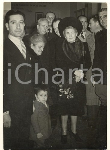 1940 milano rachele - milano, mussolini