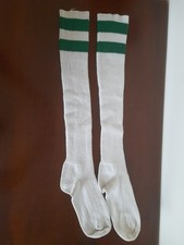 CALZETTONI SOCKS VINTAGE FOOTBALL CALCIO BIANCOVERDE MOD. AVELLINO. ANNI '80 