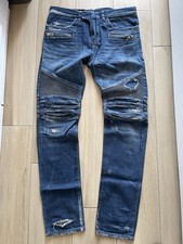 Balmain Rare Runaway Biker Trousers Pants Luxury Retail $1000