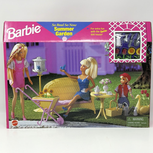 Vintage barbie summer garden - summer,