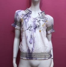 DESIGUAL Maglia blusa bianca
