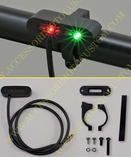 Strumento nero spie led - strumento,