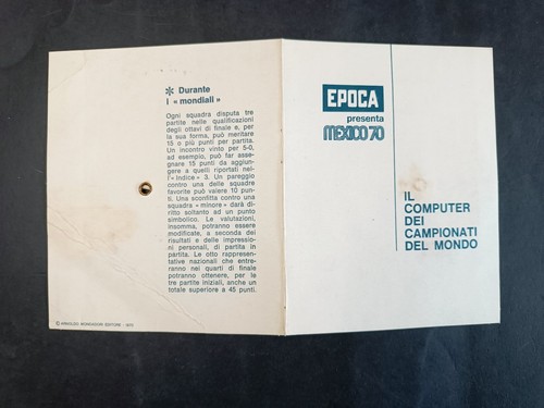 Libretto epoca mexico il - epoca, 70