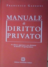 Gazzoni MANUALE DI DIRITTO