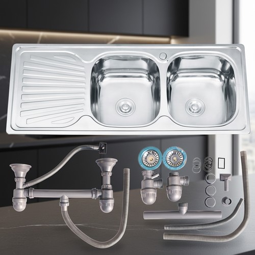 Lavello acciaio inox 120cm - acciaio,