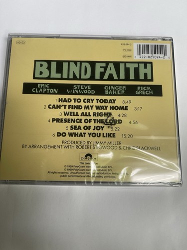 Blind faith eric clapton - blind,