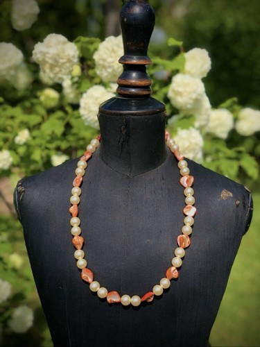 Collana lunga perle vintage - collana, di