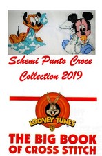 87 EBOOK CON SCHEMI PUNTO CROCE DISNEY + LOONEY TUNES CROSS STITCH 6000 schemi