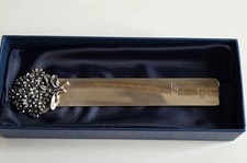 Elegante segnalibro in argento 800 anni 80 punzomato in scatola regalo originale