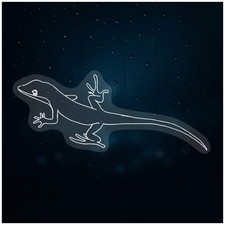 'Slender Gecko' Adesivi/Adesivi statici per finestre (WC016590)