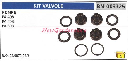 Kit valvola universale pompa - kit,