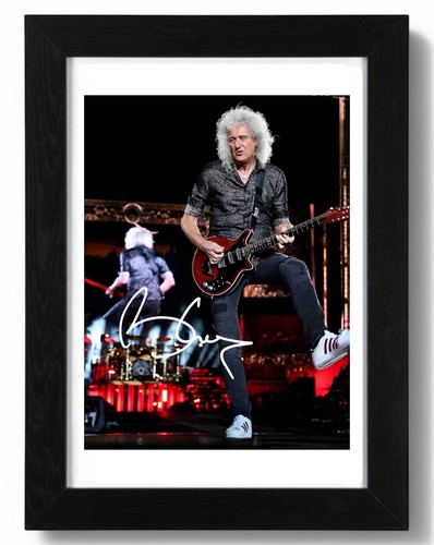 Brian may signed autograph - may,