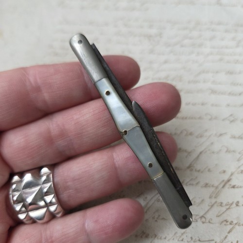 Coltello tasca madreperla - coltello,