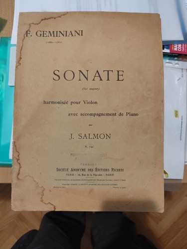 Spartito musicale epoca - musicale, d'epoca
