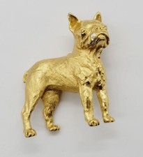 Spilla cane Corona Trifari