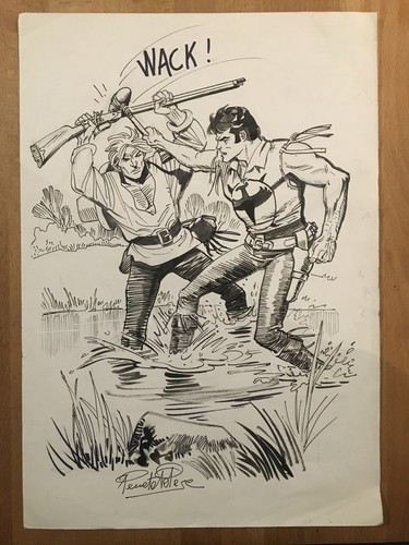 Zagor dessin original - zagor,