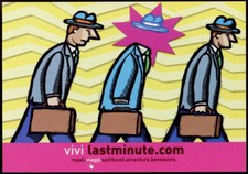 cartolina pubblicitaria PROMOCARD n.2271  LAST MINUTE.COM VIAGGI REGALI AVVENTUR