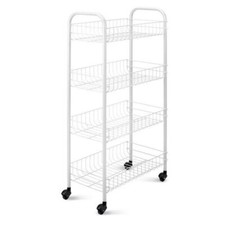 CARRELLO PORTAOGGETTI 4 RIPIANI CON RUOTE ART.52532