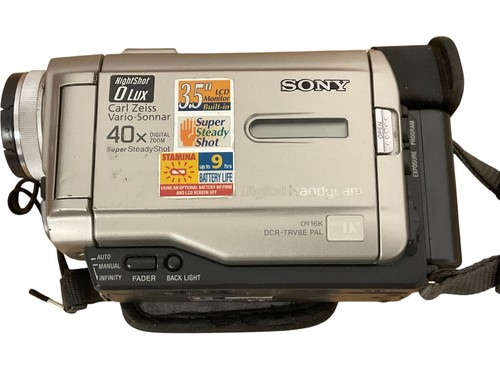 Sony handycam dcr trv8e - sony,