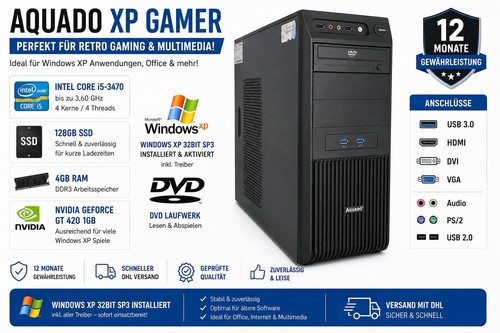 Gaming windows aquado - gaming, xp