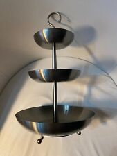 PORTAFRUTTA ACCIAIO TRE RIPIANI