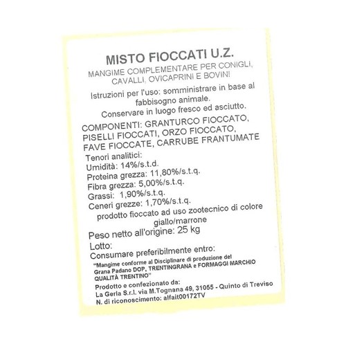 25kg misto fiocco per - misto,