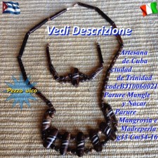 Parure Mangrovia e Madreperla Collana e Bracciale Cuba Trinidad Pezzo unico
