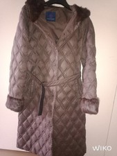 piumino lungo moncler donna, con cappuccio, ottime condizioni 