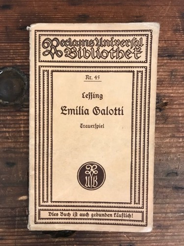 Emilia galotti trauerspiel - emilia,