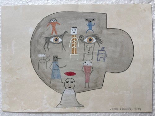 Victor brauner disegno - brauner, su