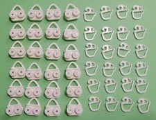 IKEA - VIDGA 702.607.68 16039 - 24 CARRELLI E 24 GANCI TENDE A BINARIO CORSIA