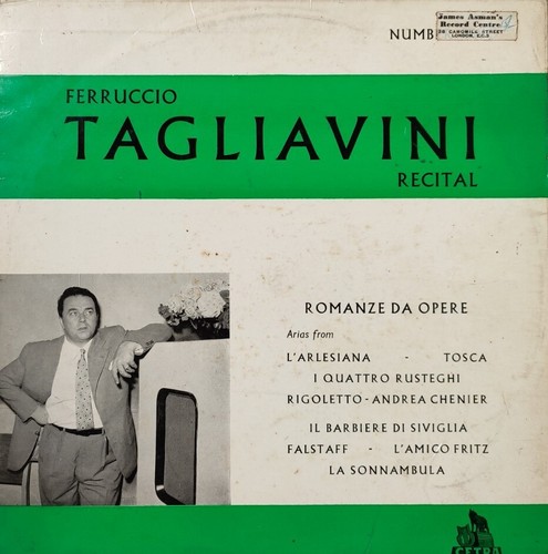 Ferruccio tagliavini romanze - ferruccio, tagliavini-romanze