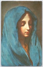 The Blue Madonna Postcard by