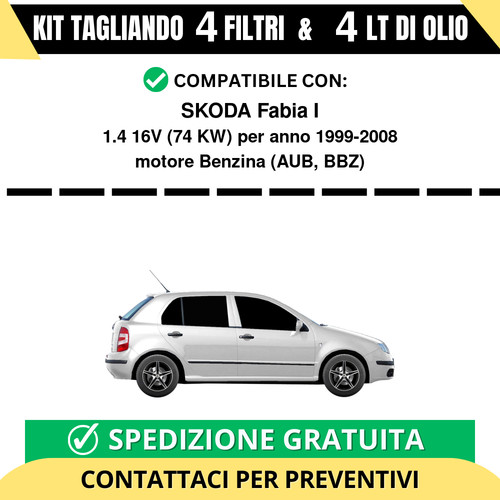 Tagliando per skoda fabia - per, i