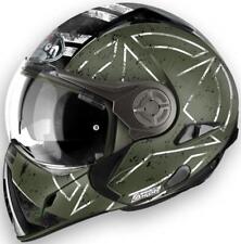 Casco Crossover Omologato P/J Airoh j106 Command Verde Opaco Taglia XS