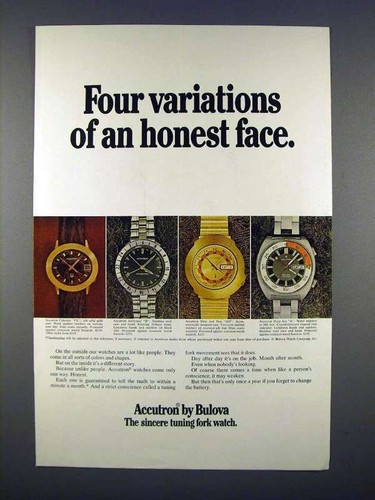 Pubblicità bulova accutron - bulova,