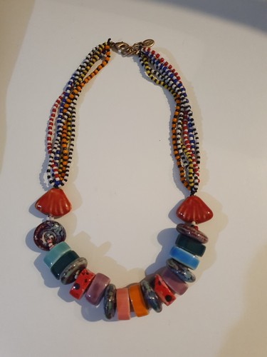 Collana girocollo ceramica - girocollo, in