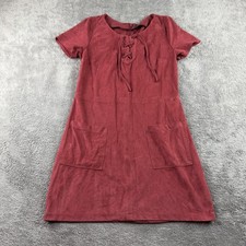 Abito Hollister donna rosso medio manica corta