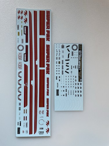 Decalcomanie modellino auto
