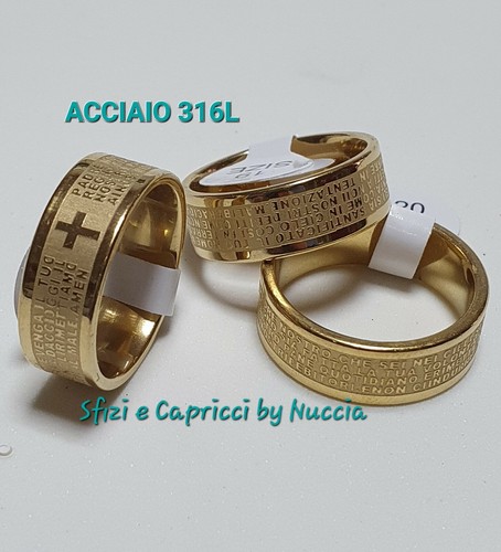 Anello padre nostro uomo - nostro,