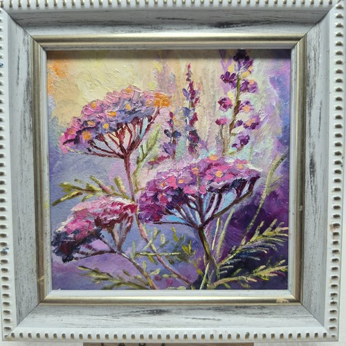 Original autographed oil - original,
