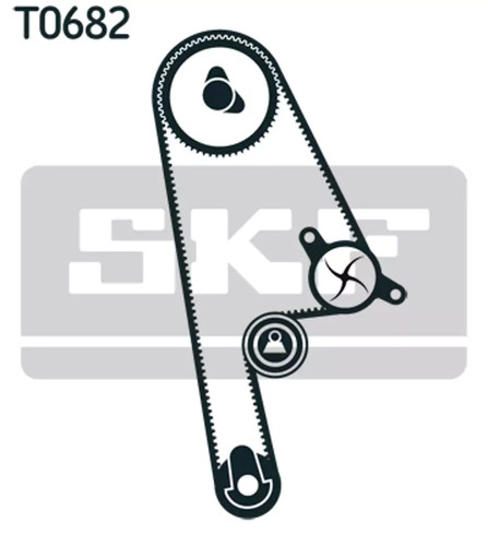 Kit cinghie dentate - , skf