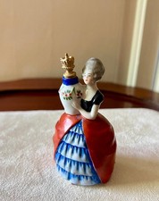 Bottiglia profumo Crown top Germania, Fasold & Strauch, porcellana.