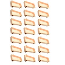 21 cassettine in legno vasetti