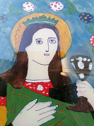 Quadro antico pittura - quadro, naif