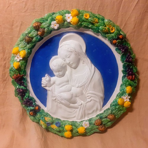 Madonna con bambino stile - ,