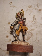 FONTANINI/SIMONETTI- PIRATA IN PVC CON BASE DI LEGNO- ALTEZZA 20 CM- PERFETTO