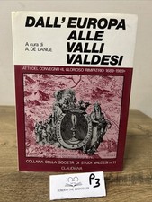 Dall'Europa alle valli Valdesi - di A. De Lange - ￼Claudiana