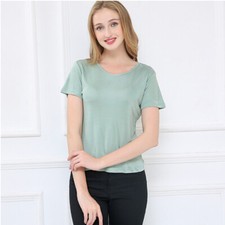 T-shirt donna doppia maglia